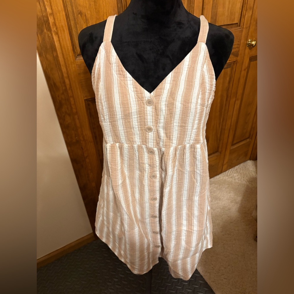 Gentle Fawn Striped Button Dress